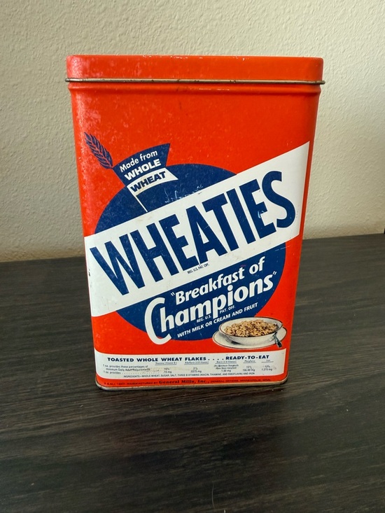 wheaties Other - VINTAGE Wheaties Tin Box Breakfast of Champions 1993 Cereal Tin